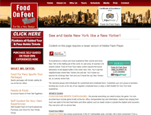 Tablet Screenshot of foodonfoottours.com